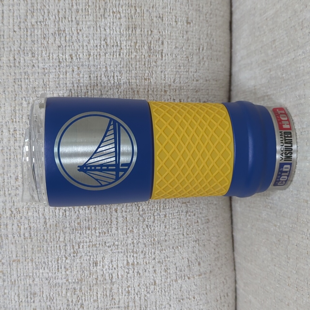 18 oz. Golden State Warriors Stainless Steel Tumbler - Brand New